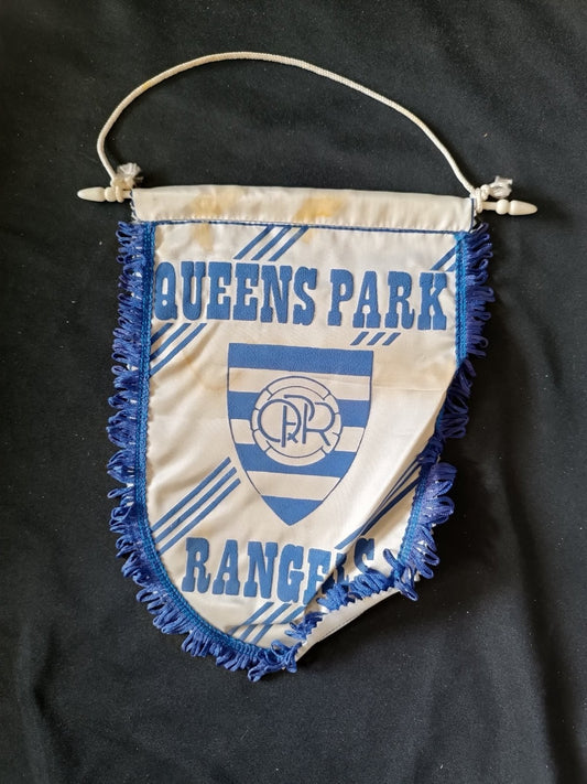 Gagliardetto Pennant Queens Park Rangers England Calcio Vintage