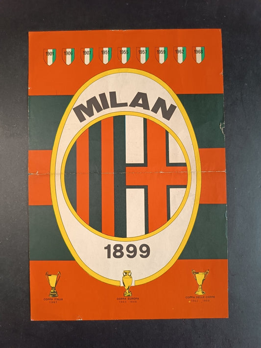 poster 9 SCUDETTI MILAN (32x21 cm)